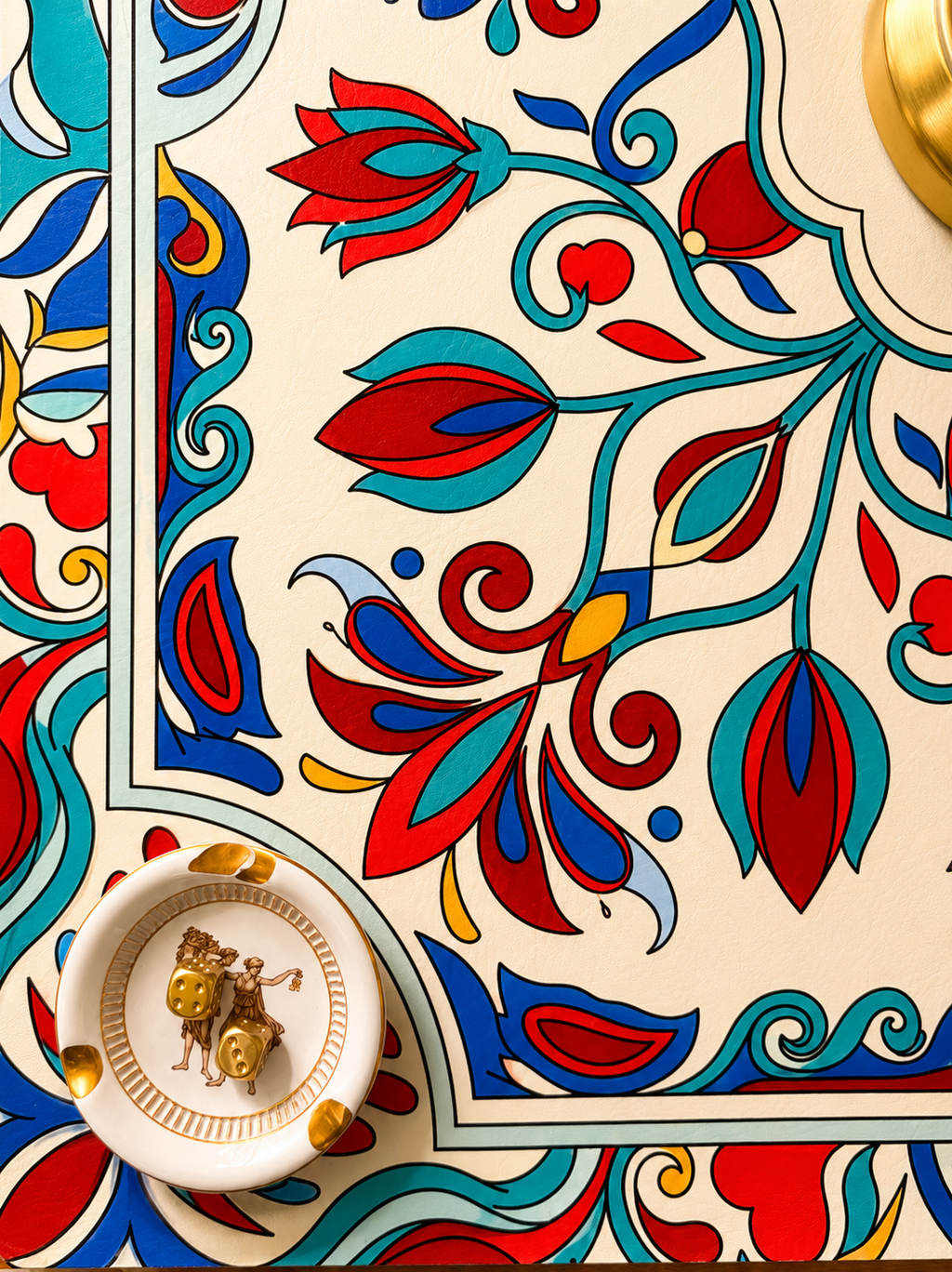 Istanbul Reverie - 33"x 33" SI Signature™ faux leather