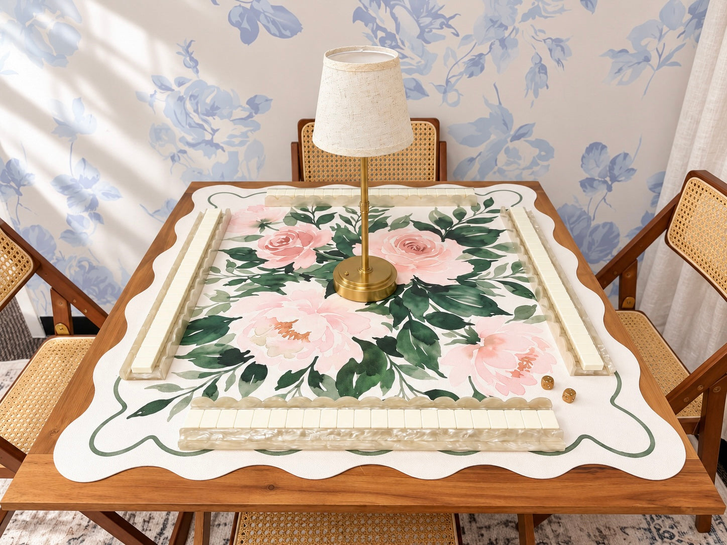 Peony Rose Scallop Garden