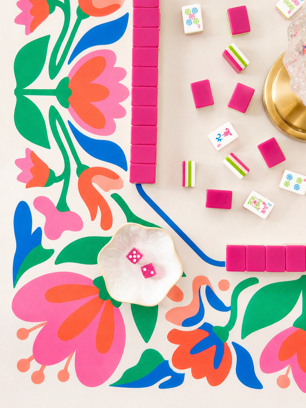 Mahjong by SI™ Folk Art Flourish
