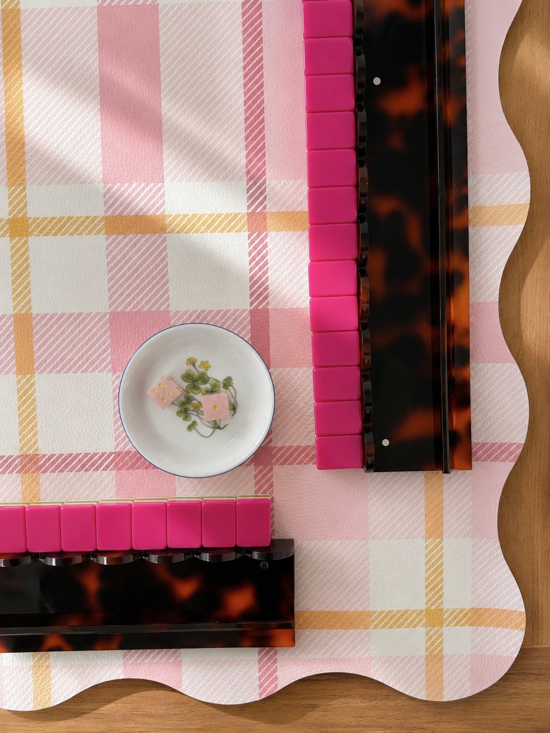 Blush Tartan Elegance