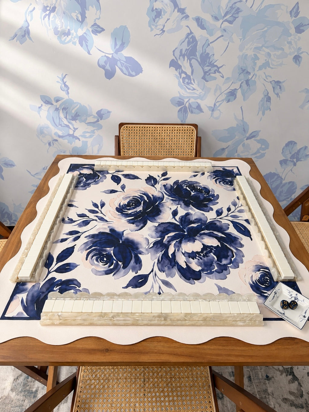 Indigo Rose Chinoiserie