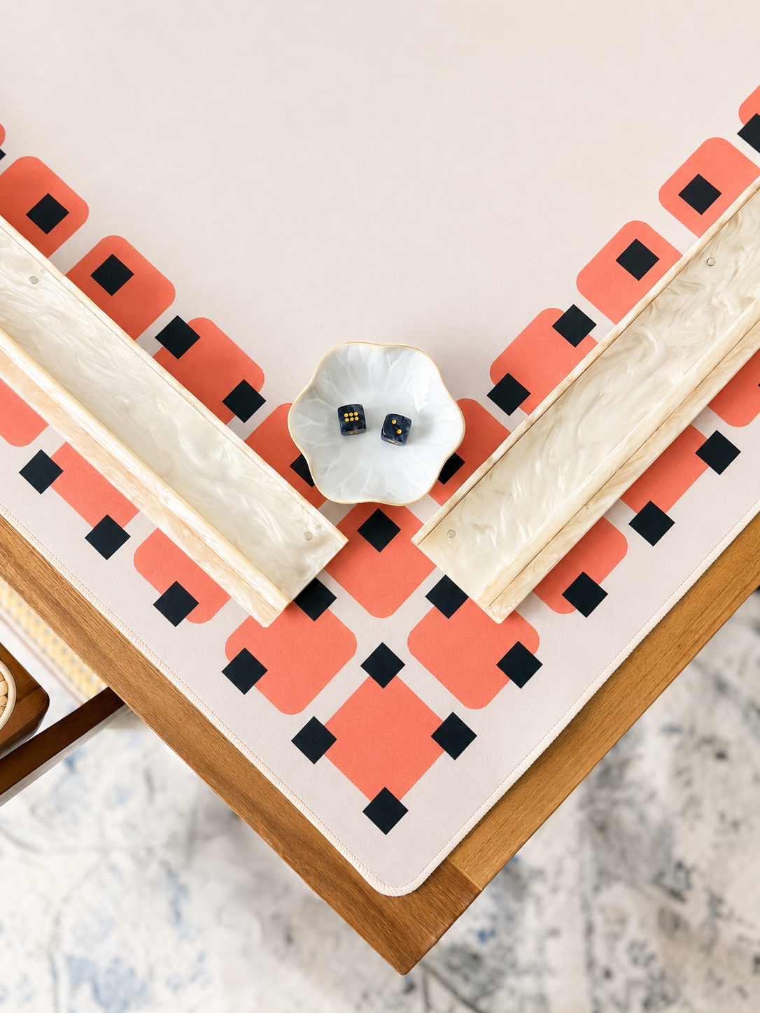Mahjong by SI™ Peachy Keen Pixels Mahjong Mat