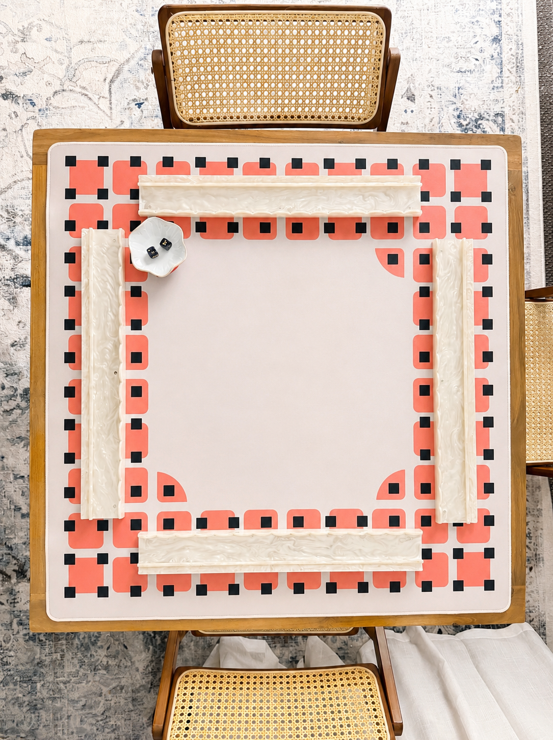 Mahjong by SI™ Peachy Keen Pixels Mahjong Mat