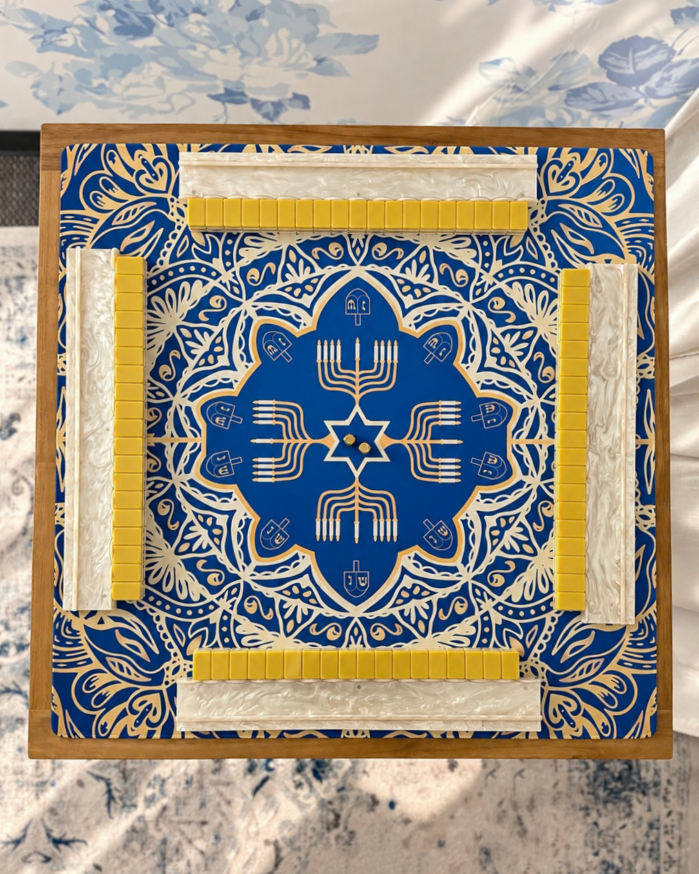 Mahjong by SI™ Midnight Menorah Mahjong Mat