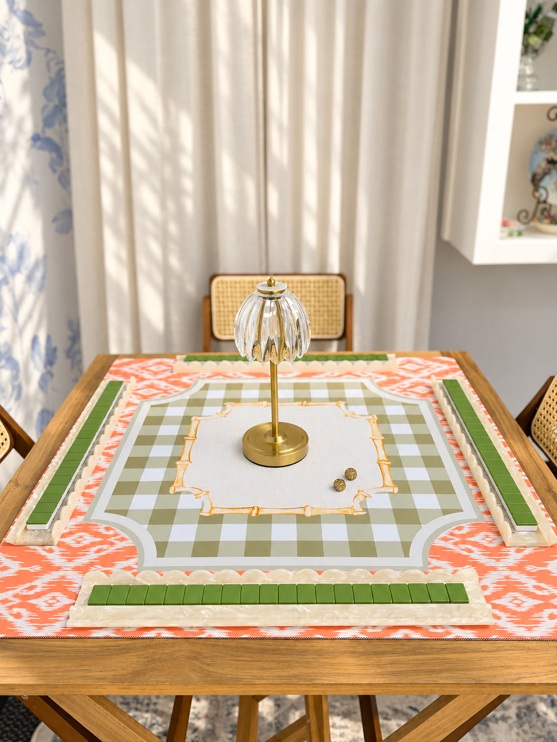 Mahjong by SI™ Ikat Society Mahjong Mat