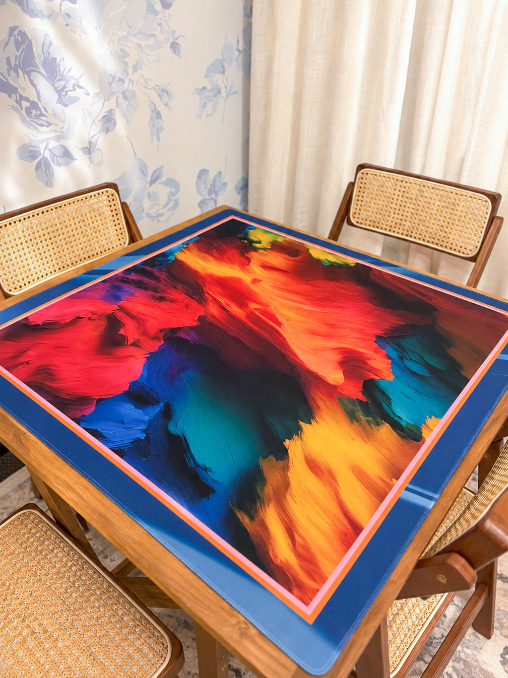 Mahjong by SI™ Textured Taste Blue Border