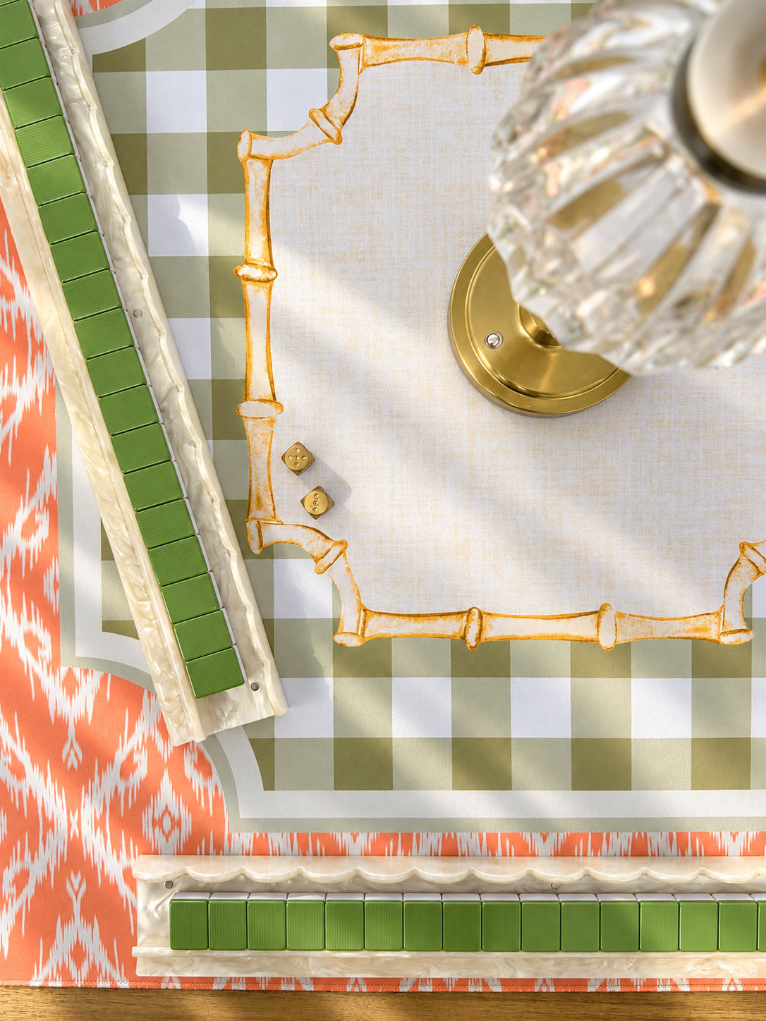 Mahjong by SI™ Ikat Society Mahjong Mat