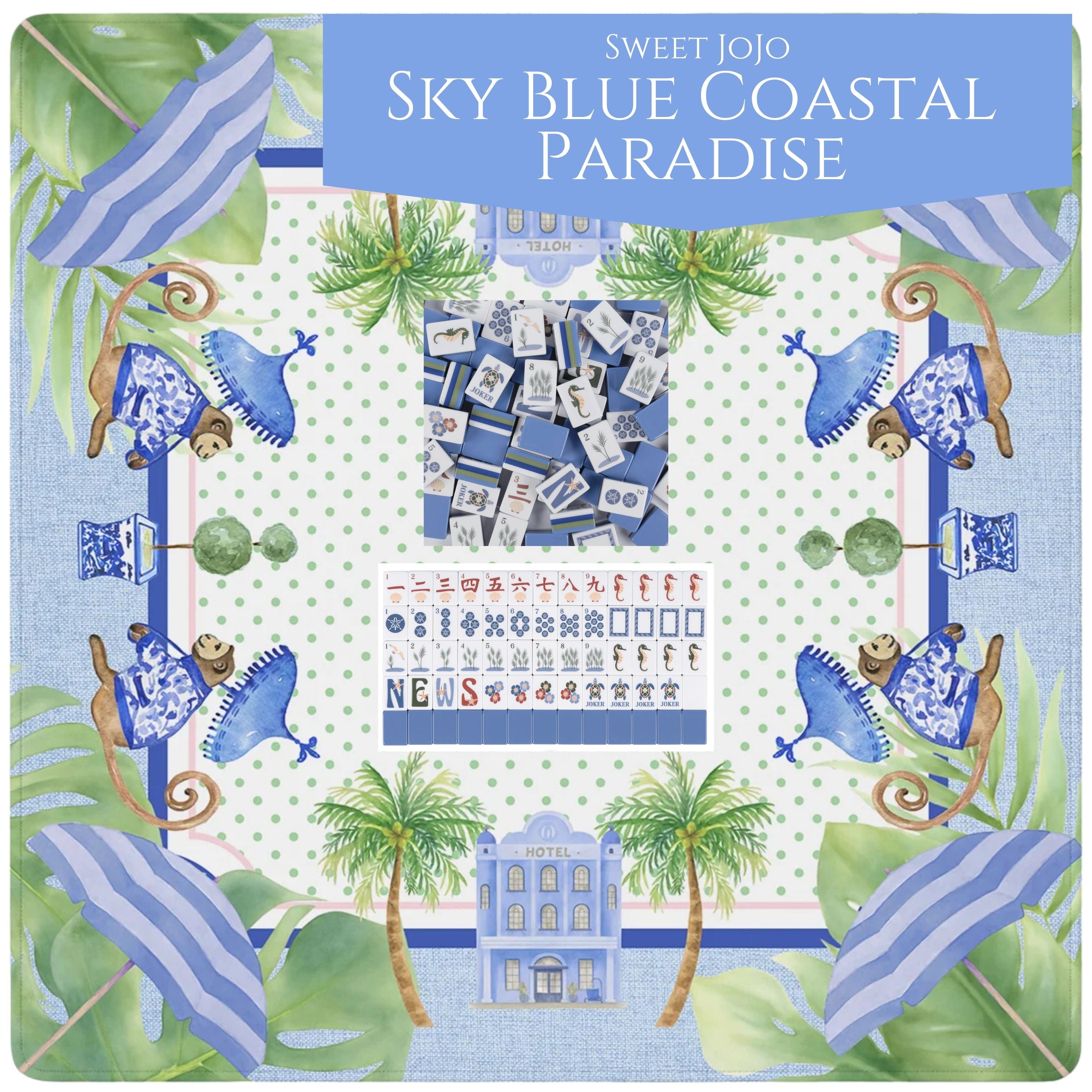 Palm Beach Escape | Blue