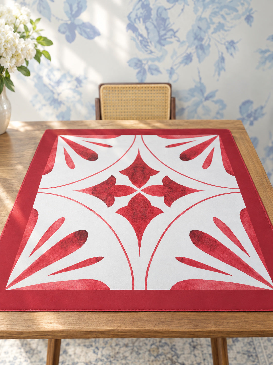 Mahjong by SI™ Point Taken Red Mahjong Mat