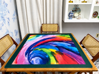 Mahjong by SI™ Brush Hour Green Border