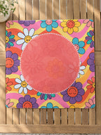 Mahjong by SI™ Groovy Kind of Bloom Mahjong Mat