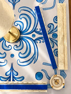 Mahjong by SI™ Ribbon Around | Blue