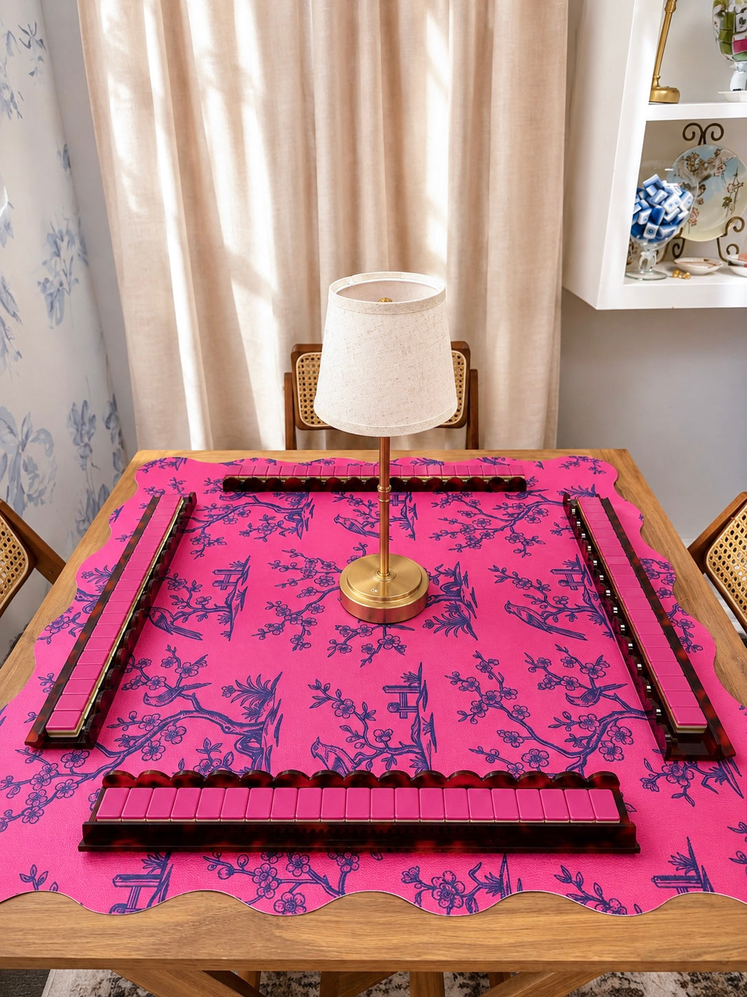 Fuchsia Songbird Chinoiserie