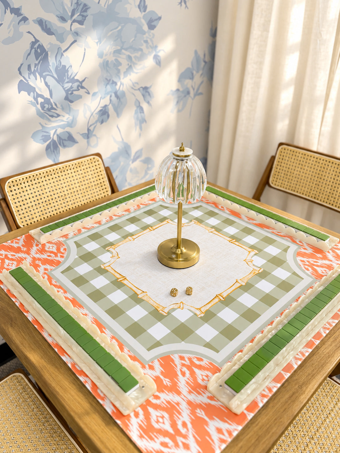 Mahjong by SI™ Ikat Society Mahjong Mat