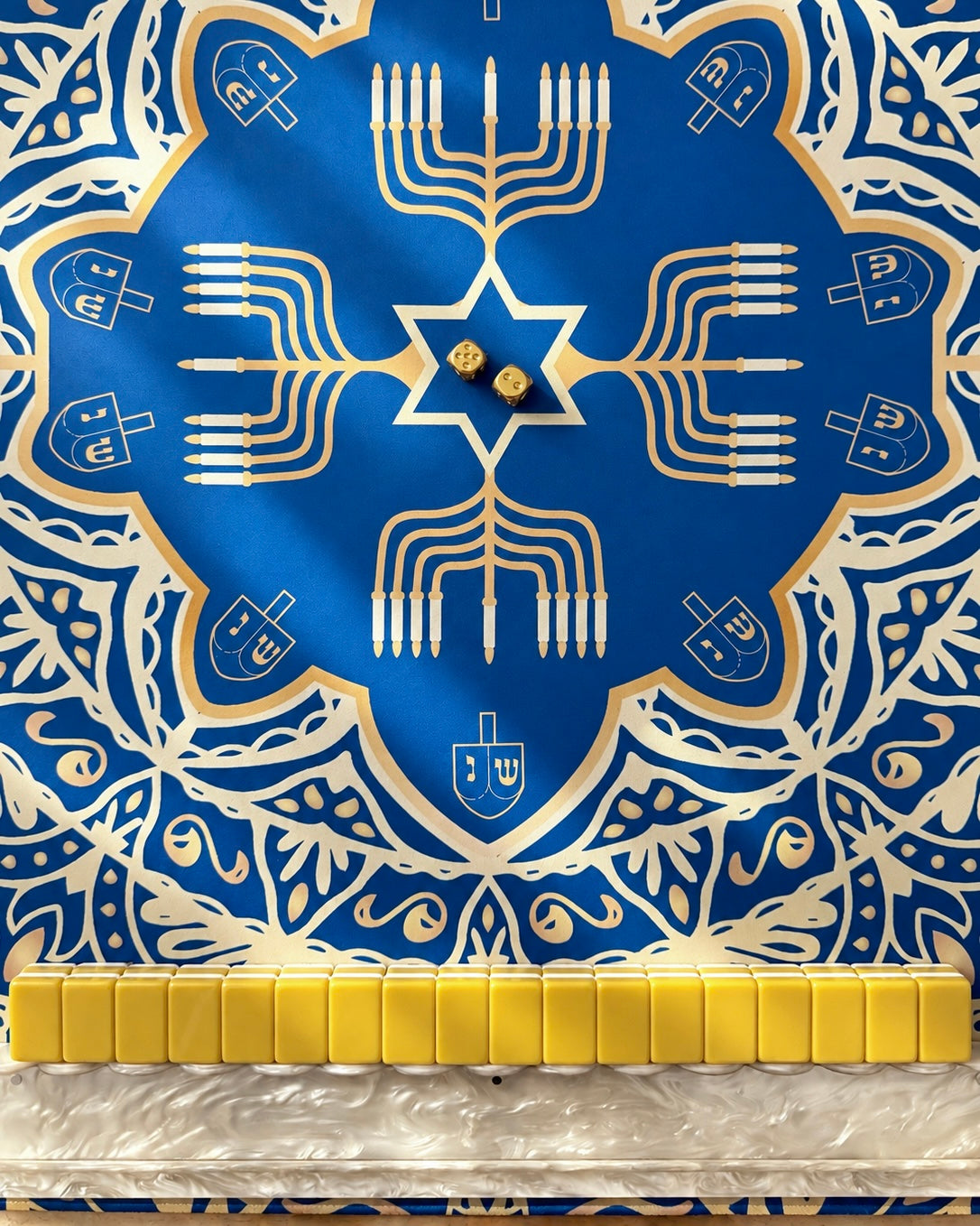 Mahjong by SI™ Midnight Menorah Mahjong Mat
