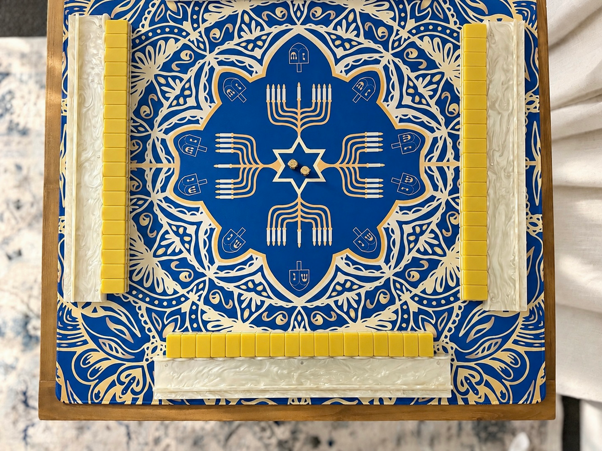 Mahjong by SI™ Midnight Menorah Mahjong Mat