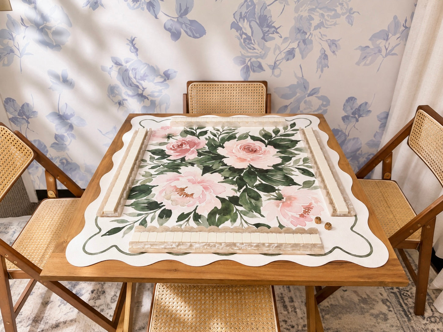 Peony Rose Scallop Garden