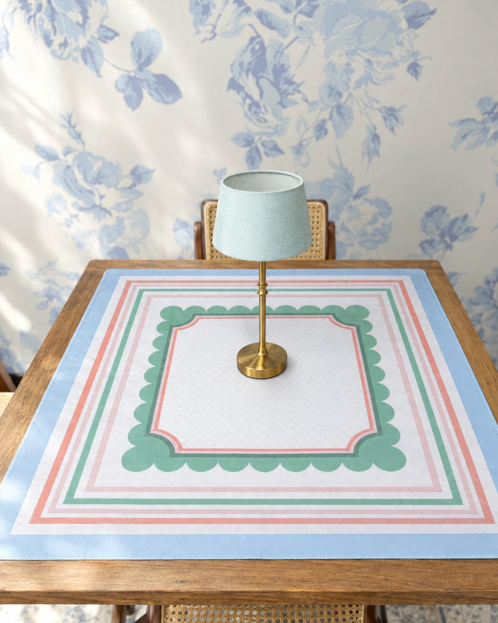 Mahjong by SI™ Seaside Sorbet Stripe Mahjong Mat