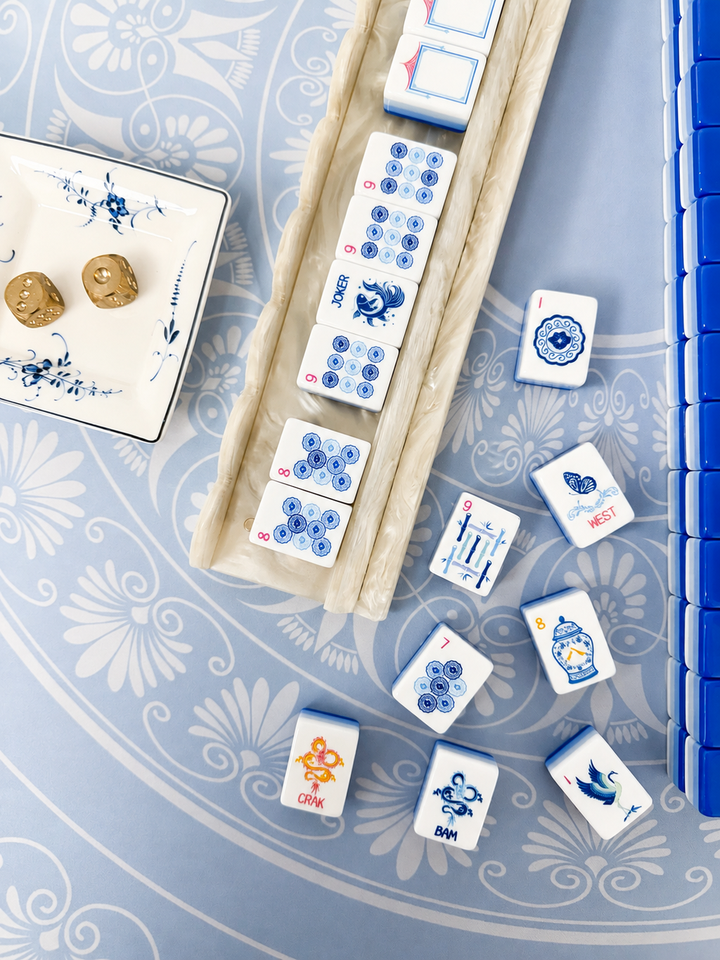 Mahjong by SI™ Wedgwood Whimsy Mahjong Mat