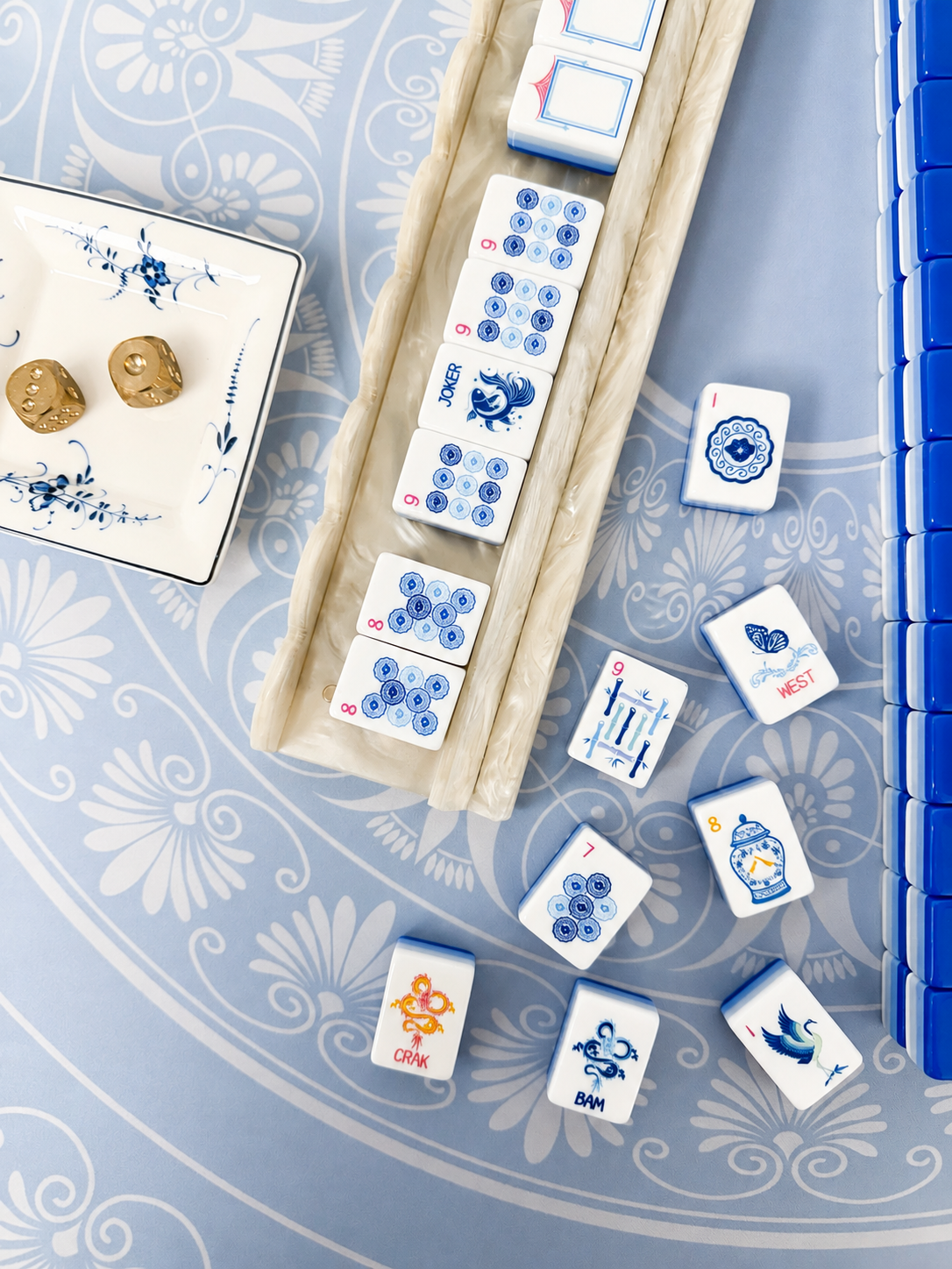 Mahjong by SI™ Wedgwood Whimsy Mahjong Mat