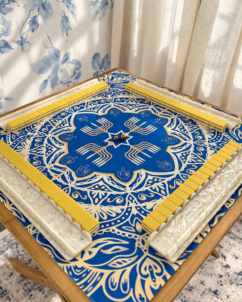 Mahjong by SI™ Midnight Menorah Mahjong Mat