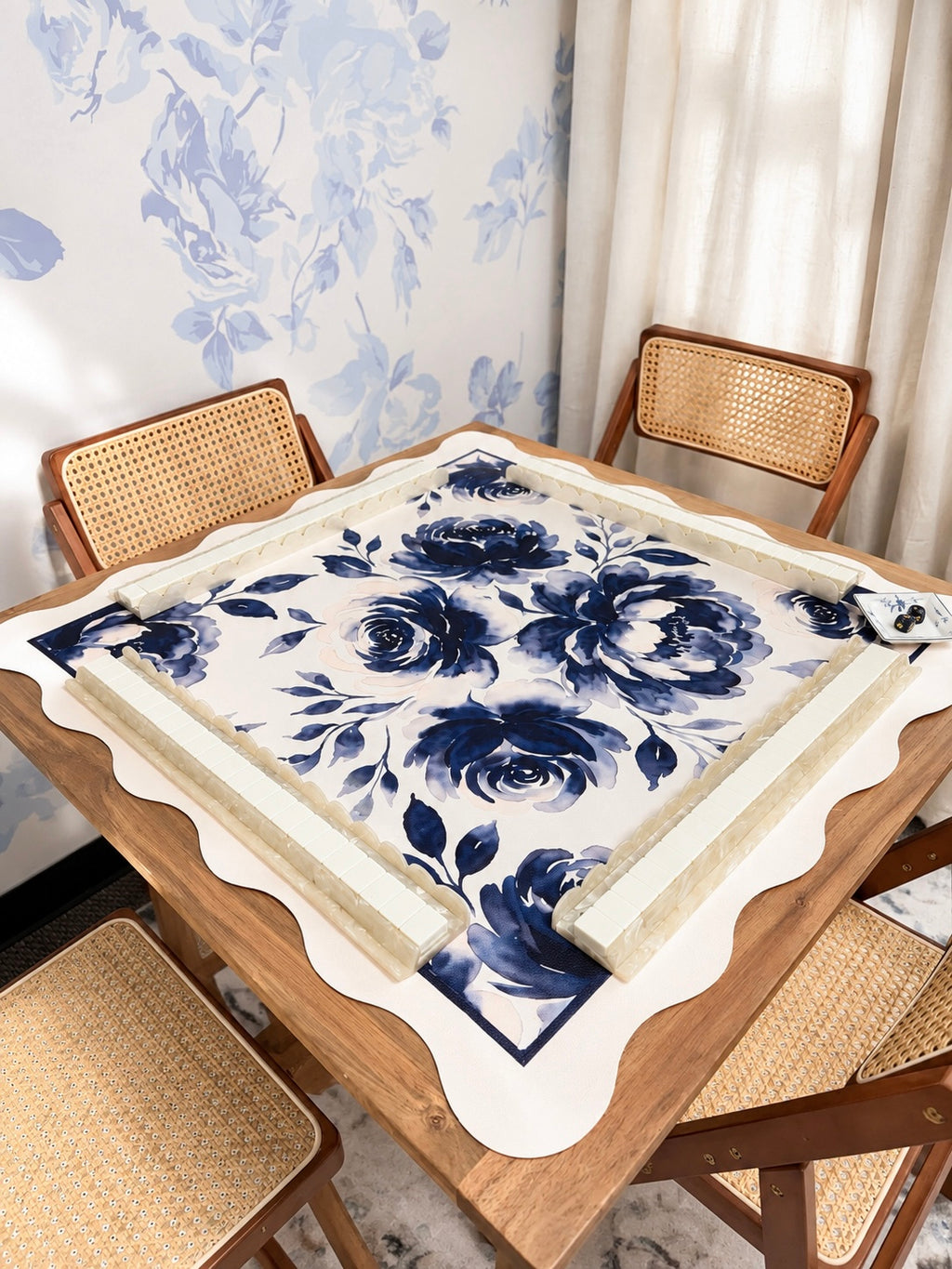 Indigo Rose Chinoiserie