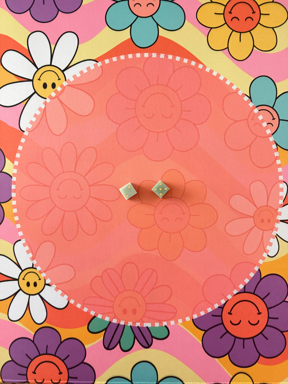 Mahjong by SI™ Groovy Kind of Bloom Mahjong Mat