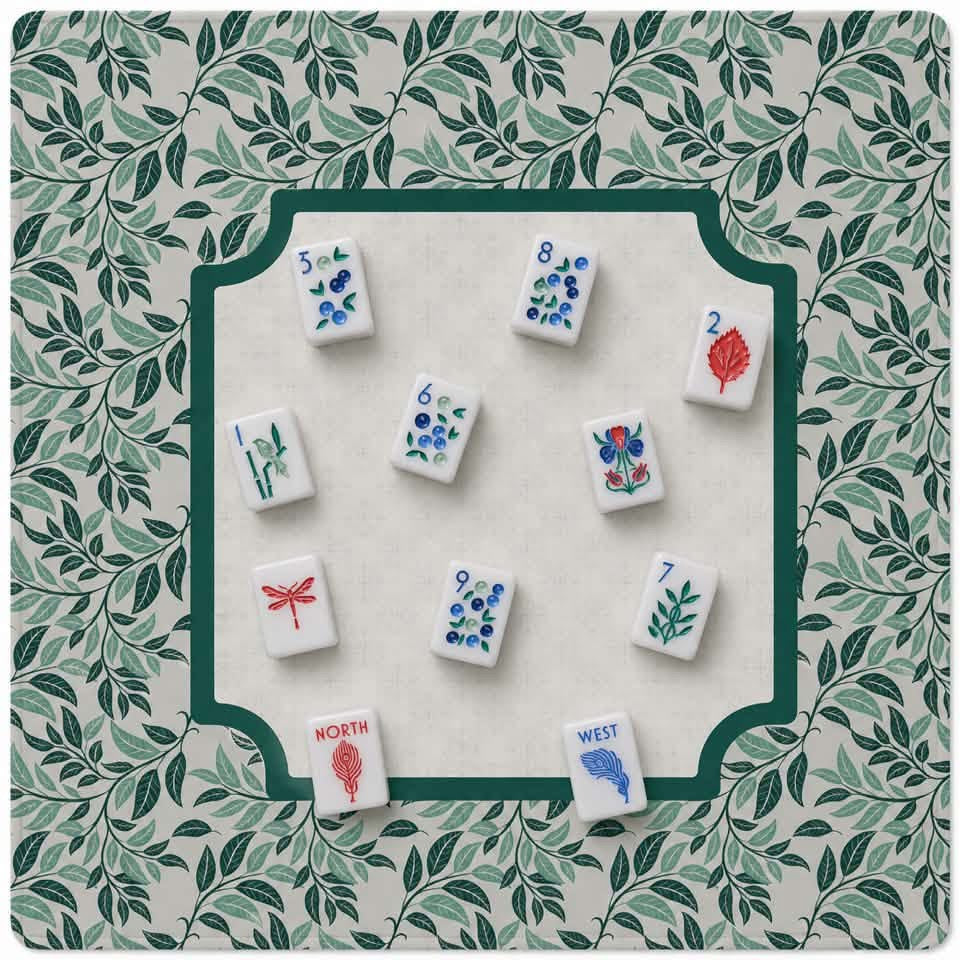 Mahjong by SI™ Turning Over a New Leaf Mahjong Mat