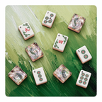 Mahjong by SI™ Blank Canvas Green Mahjong Mat