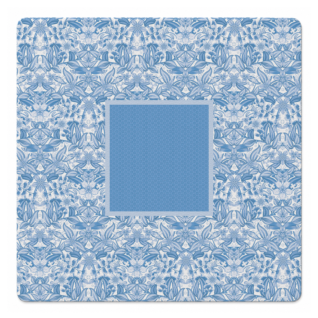 Azulejo Celeste Mahjong Mat by Catalina Estrada | Mahjong by SI