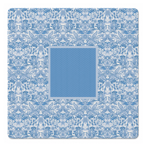 Azulejo Celeste Mahjong Mat by Catalina Estrada | Mahjong by SI