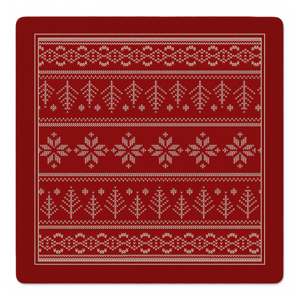 Mahjong by SI™ Fair Isle Be Home for Christmas Mahjong Mat