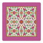 Ala Fucsia Mahjong Mat by Catalina Estrada | Mahjong by SI