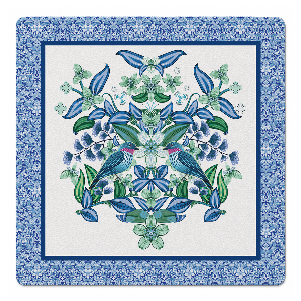 Dos Aves 33 inch Mahjong Mat mockup by Catalina Estrada | Mahjong by SI