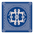 Brío Real Mahjong Mat by Catalina Estrada | Mahjong by SI