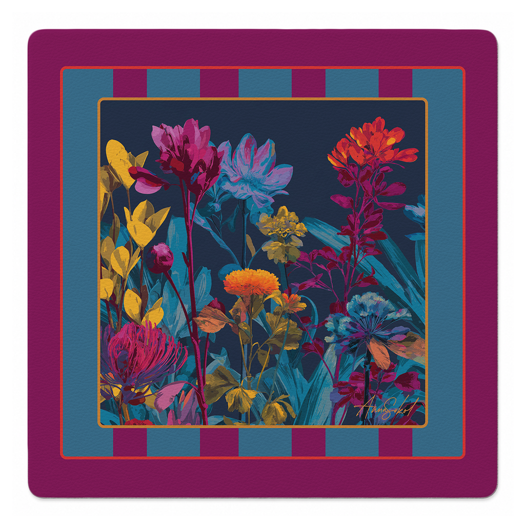 Botanical Babe Mahjong Mat by Anna Sokol | Mahjong by SI