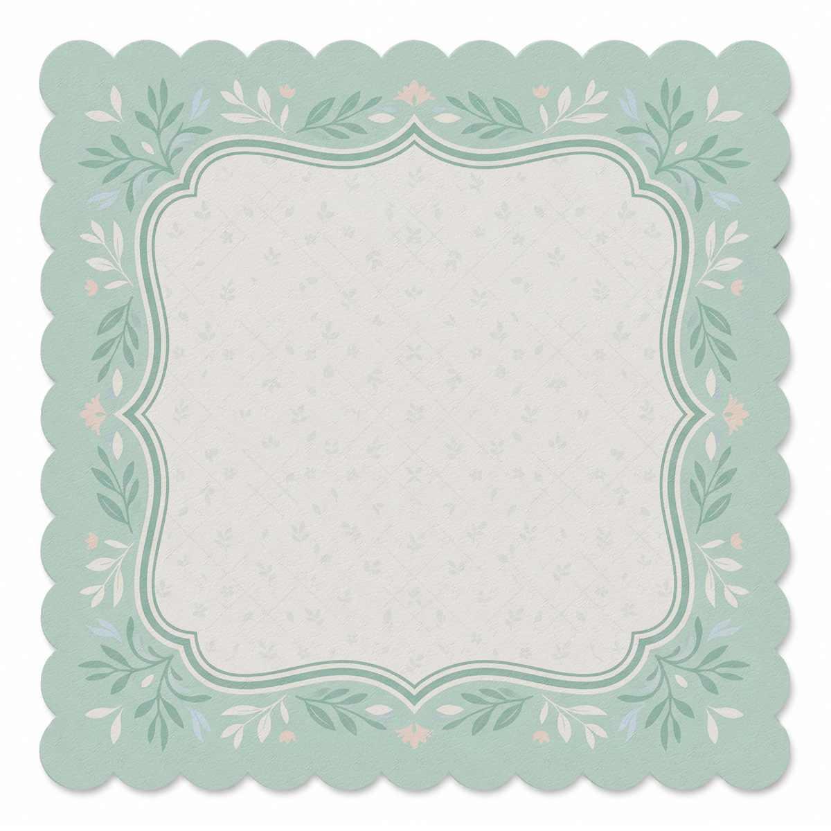 Mint Meadow Laurel Frame