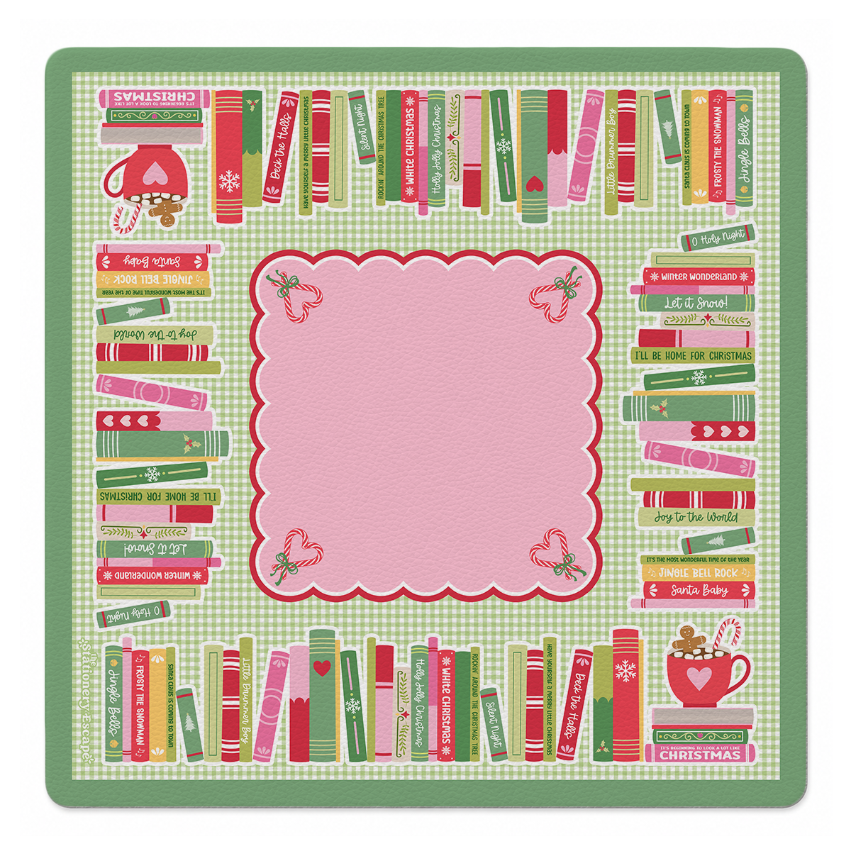 Cozy Christmas Library Mahjong Mat | The Stationery Escape x Mahjong by SI™