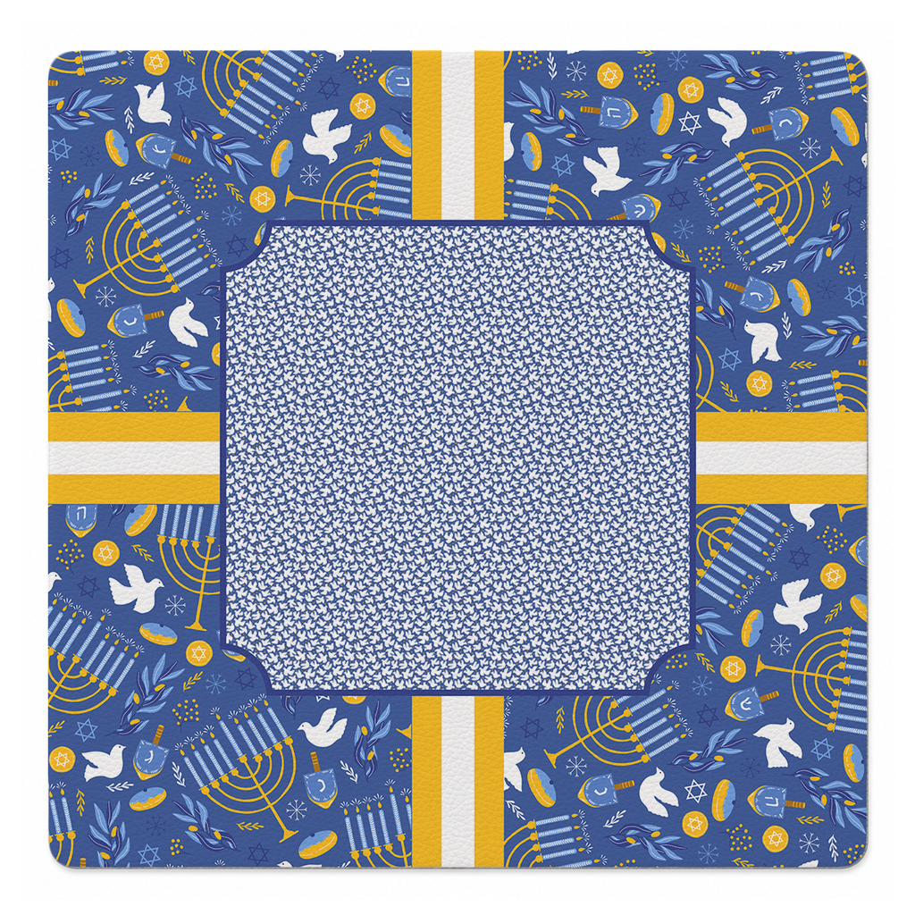 Dreidel & Dove Mahjong Mat by Jen Jones | Mahjong by SI