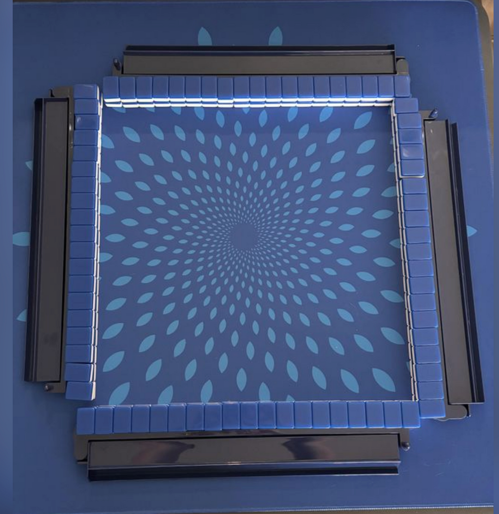 Mahjong by SI™ Prism Portal | Blue Mahjong Mat