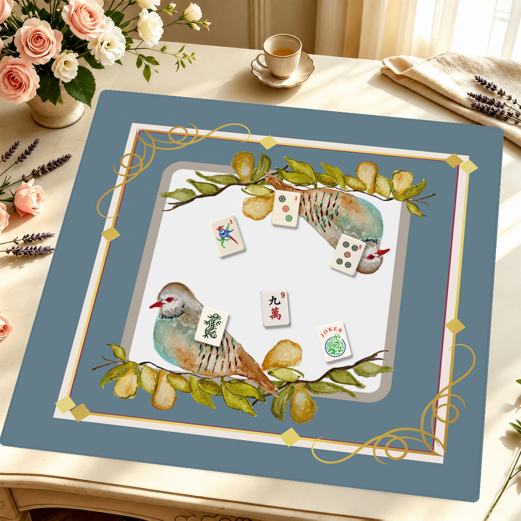 A Pear-fect Pair mahjong mat — Styled Tile Table
