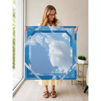 Above the Clouds mahjong mat — Held Mat Portrait