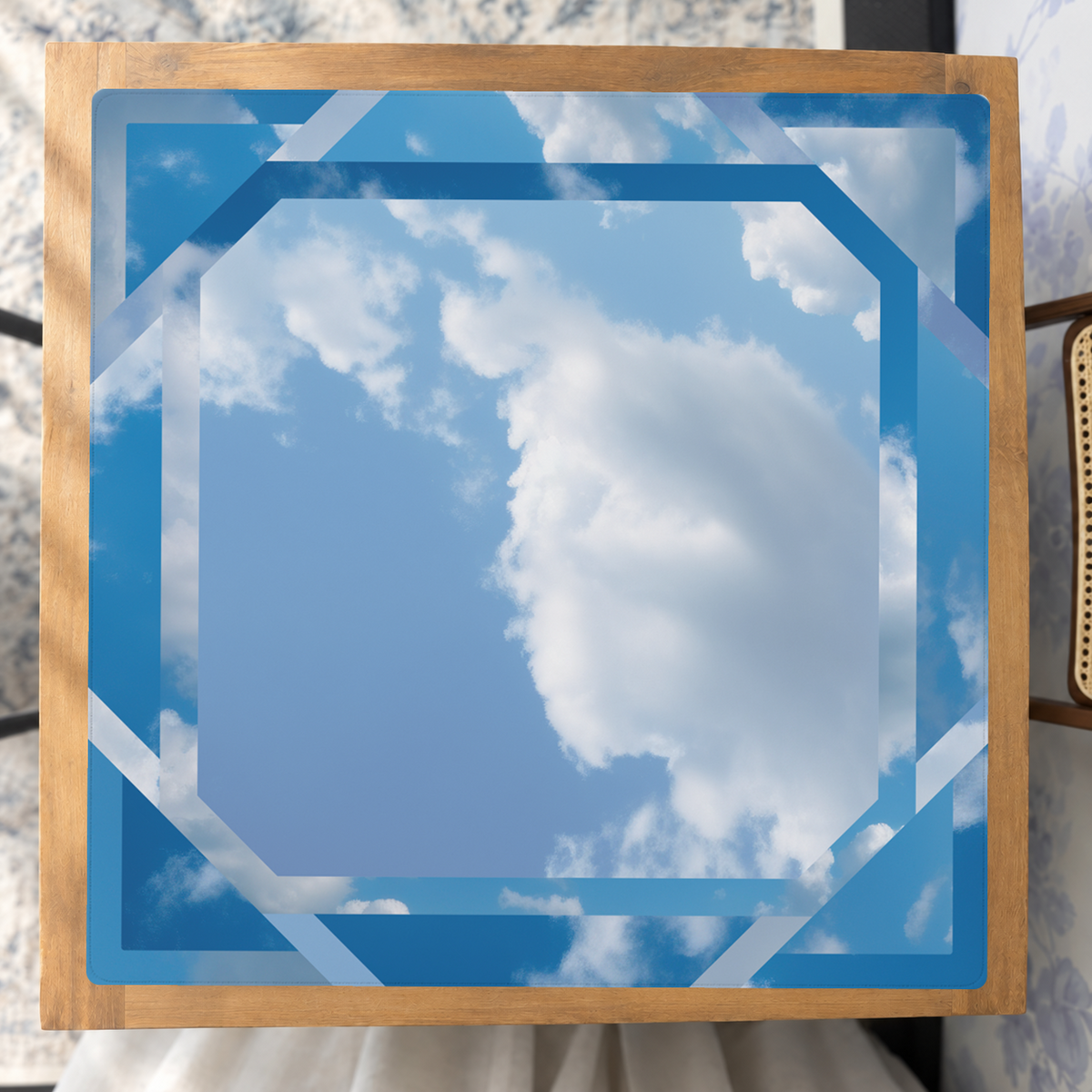 Above the Clouds mahjong mat — Studio Overhead