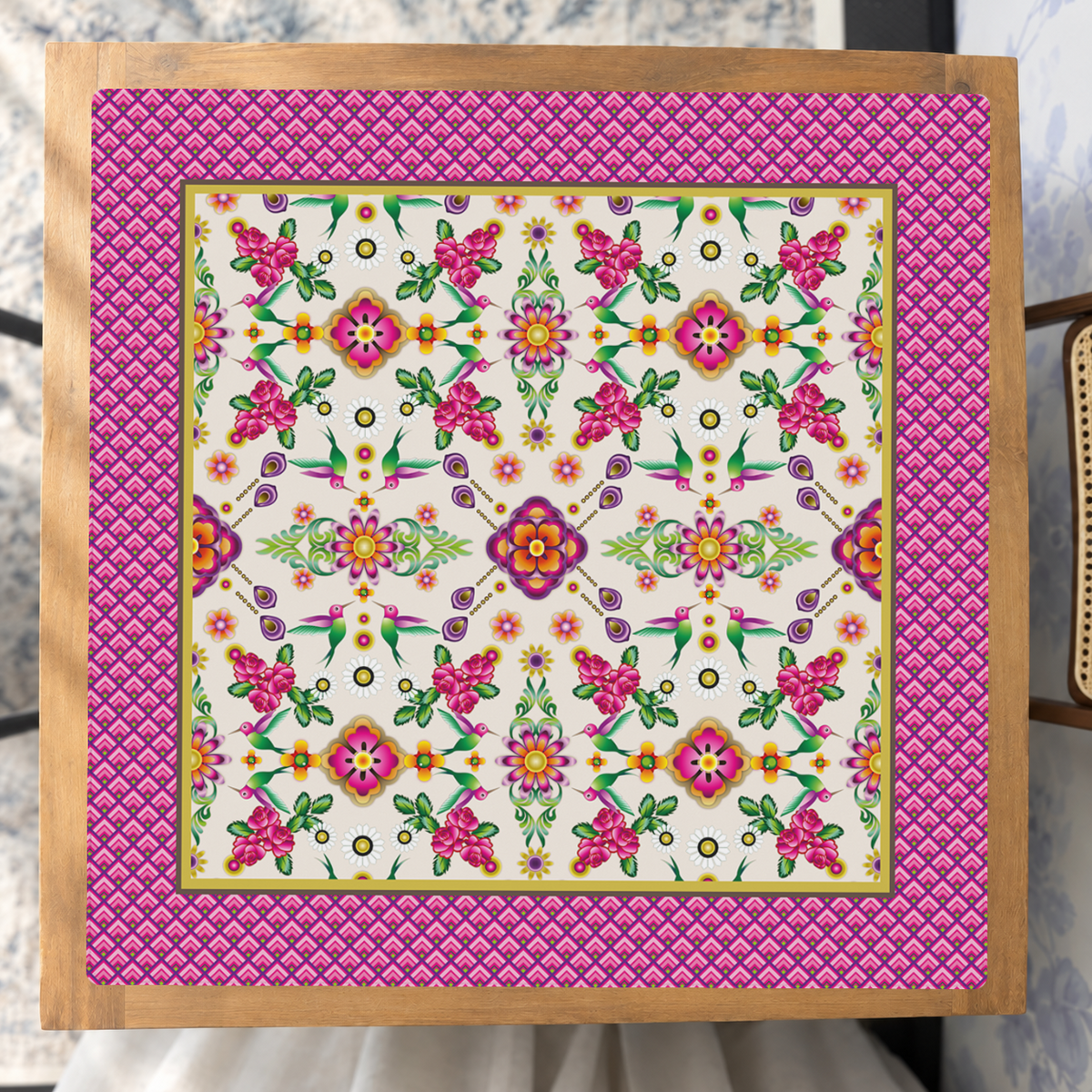 Ala Fucsia mahjong mat — Studio Overhead