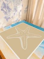All Starfish Cast mahjong mat — Sunlit Detail
