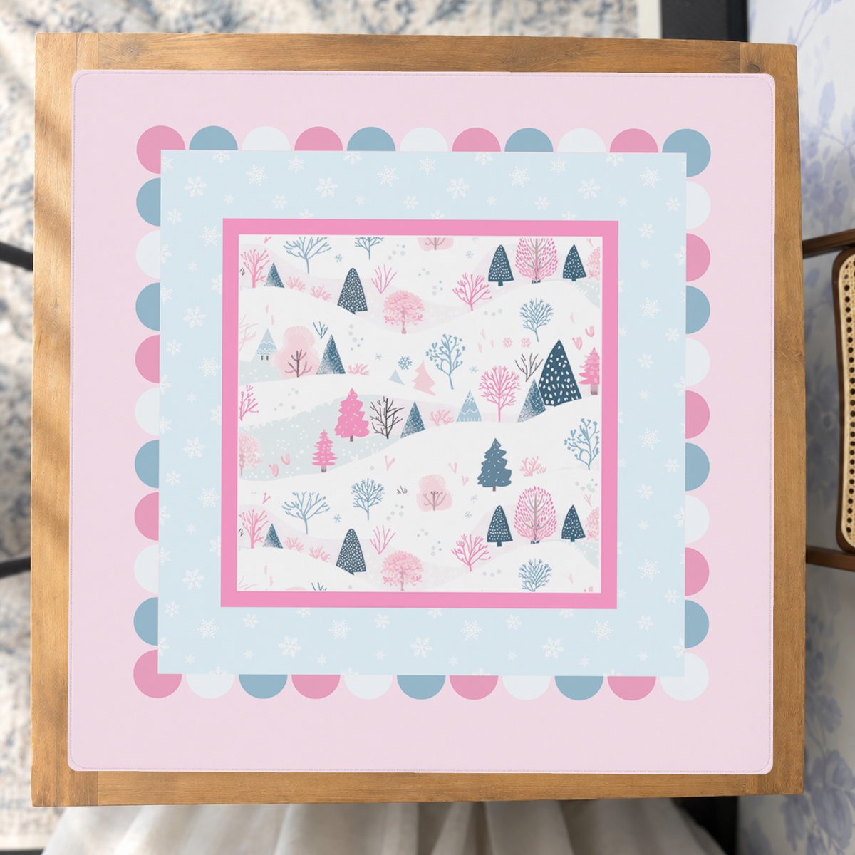 Alpine Dream mahjong mat — Studio Overhead