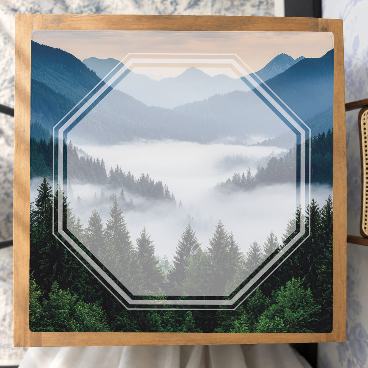 Alpine Summer mahjong mat — Studio Overhead