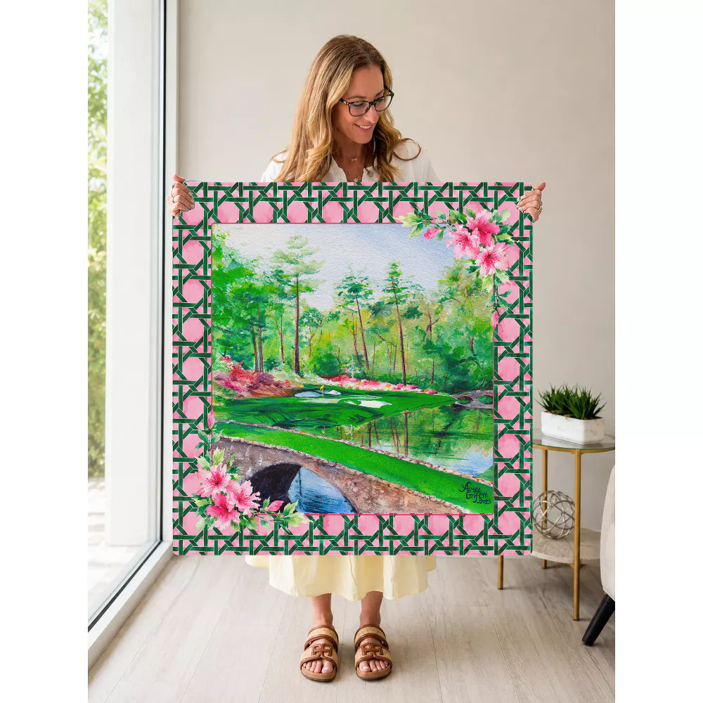 Amen Corner mahjong mat — Held Mat Portrait