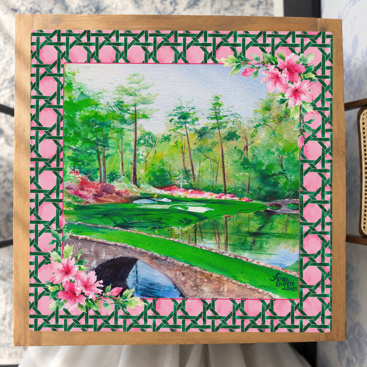 Amen Corner mahjong mat — Studio Overhead
