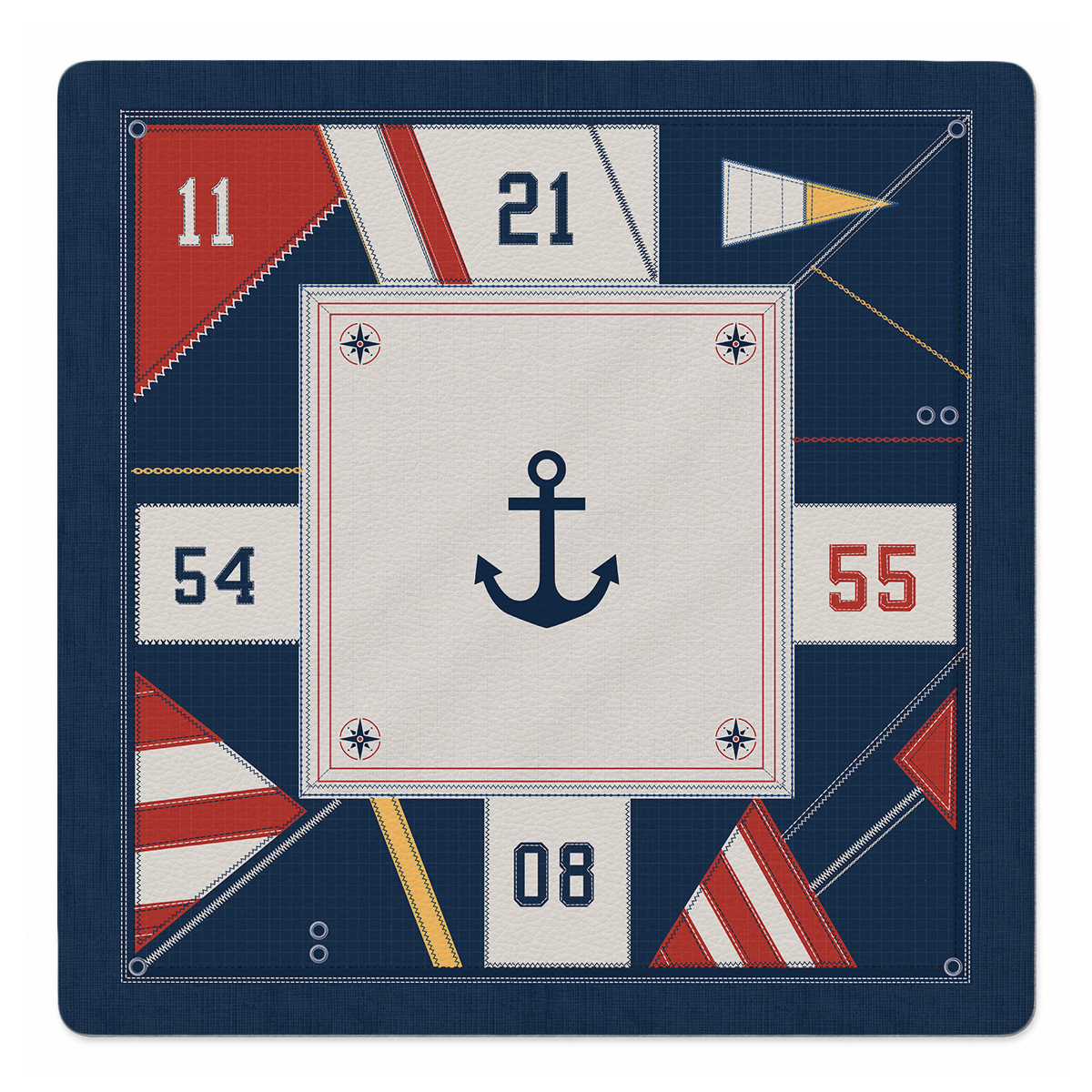 Anchor Management |  33"x 33" SI Signature™ faux leather